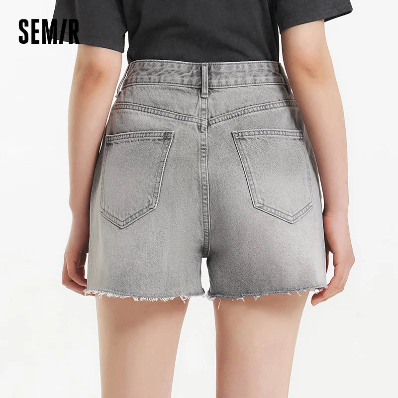 Semir Denim Shorts Women Loose Trendy Street